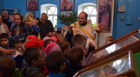Покровский храм посетили воспитанники двух детских садов города Городище