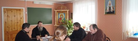 Состоялось собрание духовенства благочиния в р.п. Чаадаевка