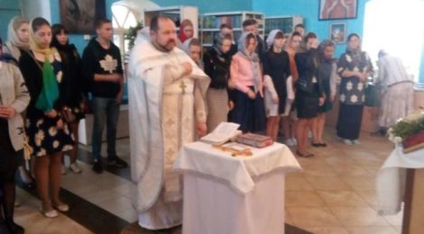 В городе Городище отслужен молебен для выпускников школы