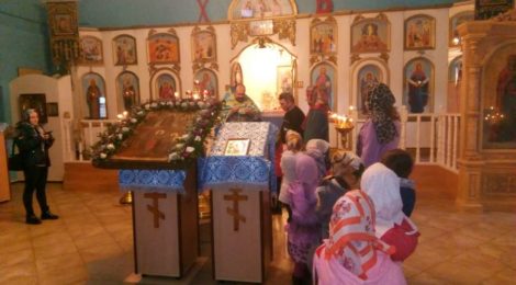 Покровский храм города Городище посетили воспитанники детского сада «Семицветик»