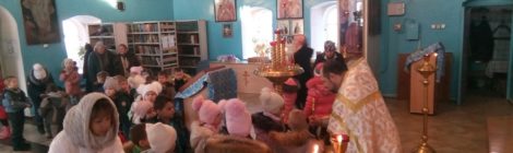 Покровский храм в г. Городище посетили дети из детского сада