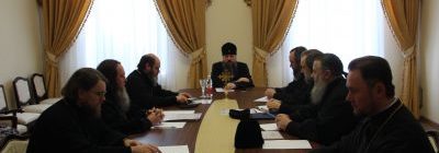 Благочинный Городищенского церковного округа протоиерей Виталий Ещенко принял участие в заседании епархиального совета