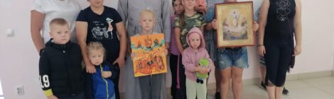 Встреча священника со школьниками