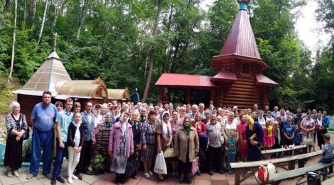 Праздничное богослужение в день памяти св. прп. Серафима Саровского в поселке Чаадаевка
