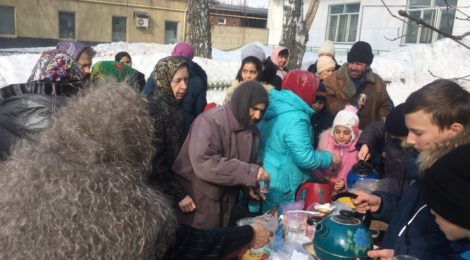 Городищенские воспитанники подросткового отряда «Покров» приняли деятельное участие в празднования Масленицы