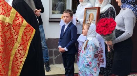 В день престольного праздника митрополит Серафим совершил литургию в Никольском храме села Чаадаевка