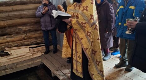 Освящение источника в селе Соловейка