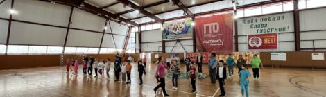 Рождественские спортивная эстафета